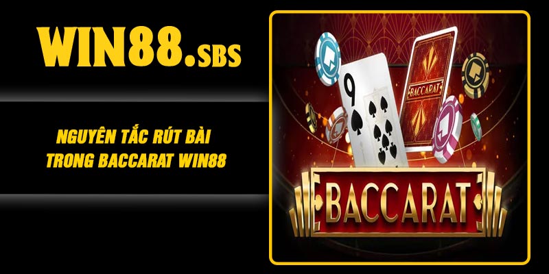 Nguyên tắc rút bài trong Baccarat Win88